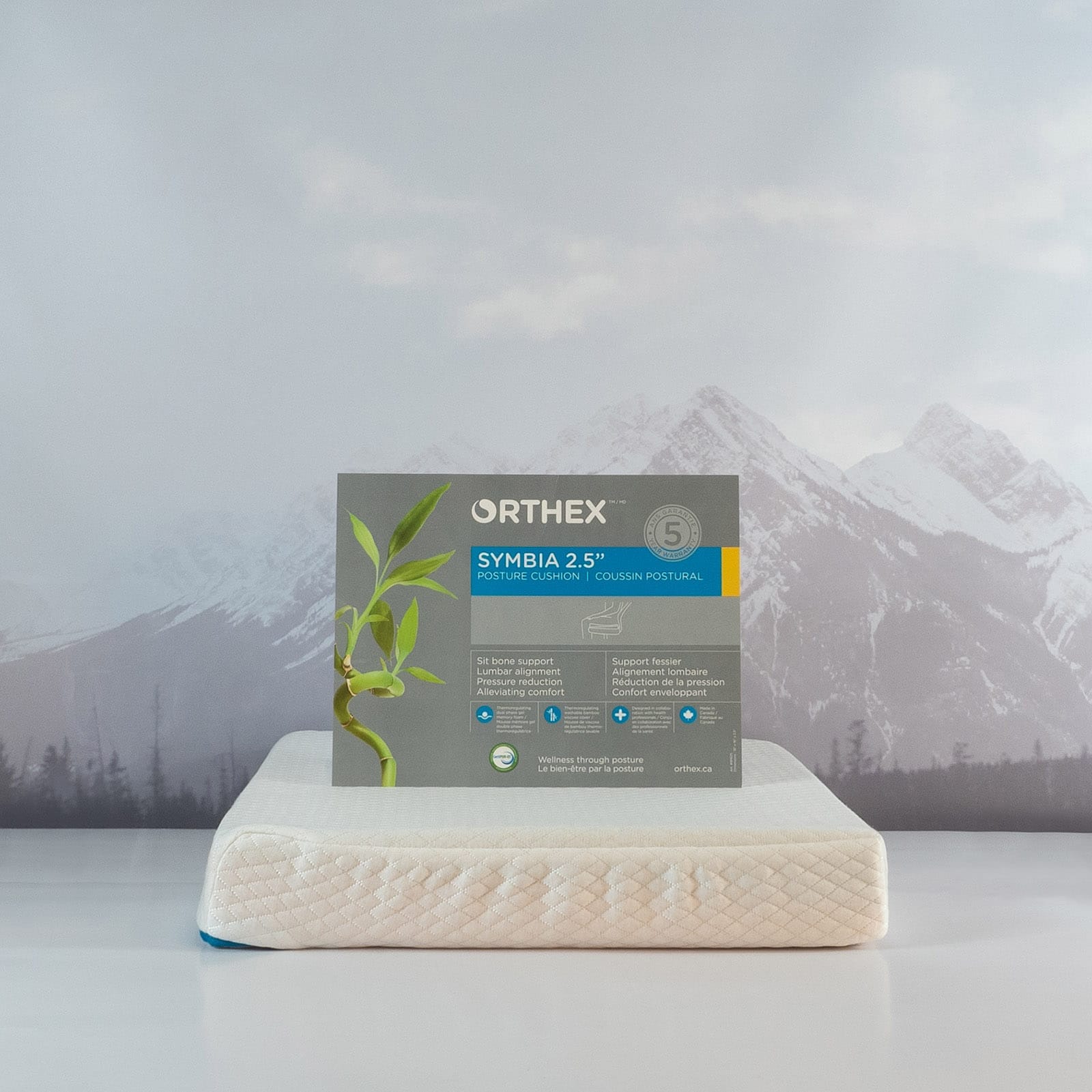 Coussin orthopédique d'assise Symbia 2.5'' d'Orthex