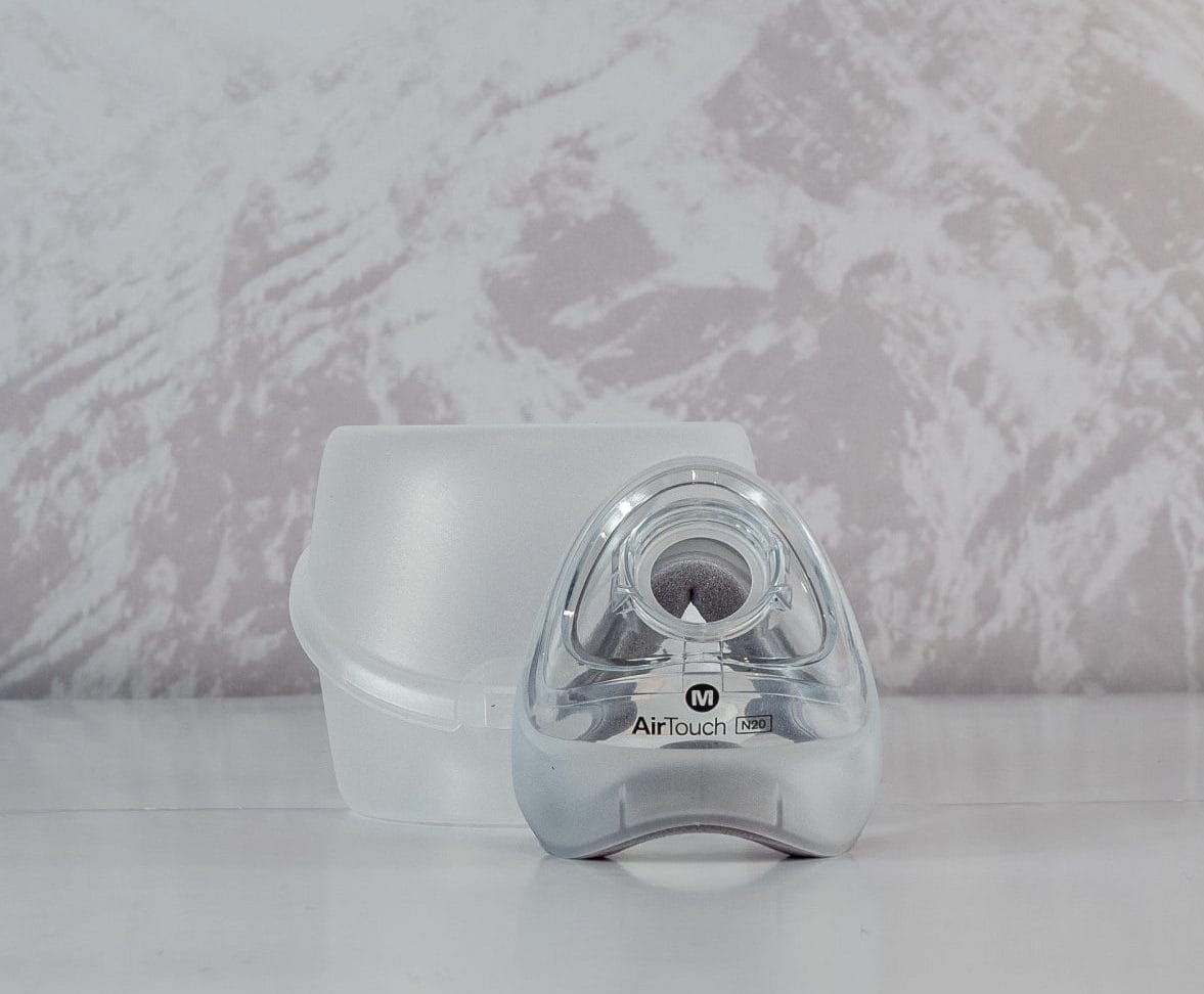 Resmed- Coussinet (1, 3 ou 6 coussinets) de remplacement pour masque CPAP nasal N20 TOUCH en mousse mémoire – Image 2