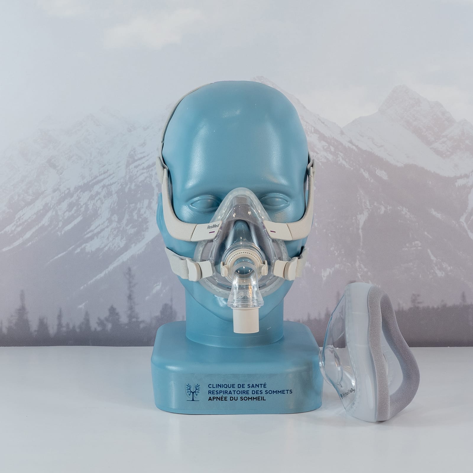 Resmed - Masque CPAP facial Air Touch F20 en mousse mémoire