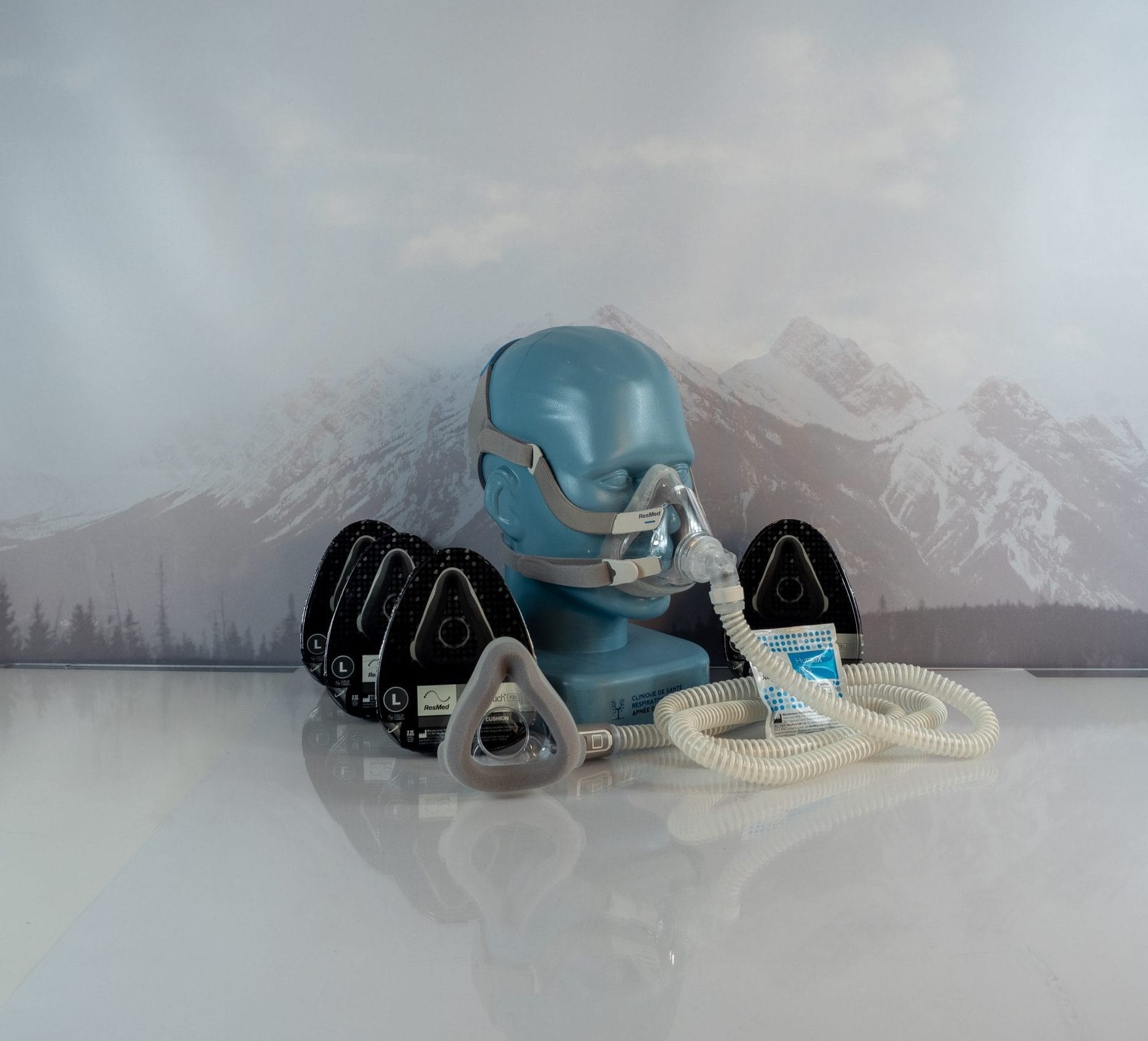 ResMed – AirTouch™ F20 Setup Kit for AirMini™ (Full Face Mask + 5 more Memory Foam Cushions) - Image 2